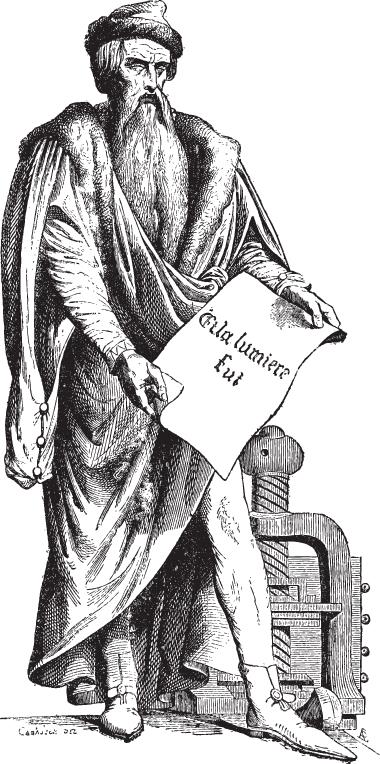Johannes Gutenberg, o primeiro gráfico e pai da impressão gráfica moderna