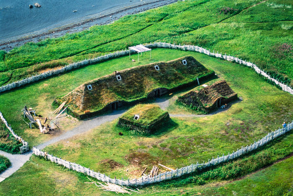 Local onde ficava o assentamento construído pelos vikings na América do Norte, no final do século X.