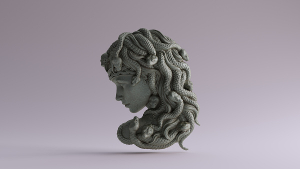 Medusa era uma górgona, um monstro, na mitologia grega.
