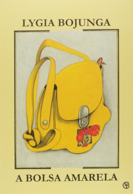 Capa do livro “A bolsa amarela”, de Lygia Bojunga, publicado pela editora Casa Lygia Bojunga. [2]