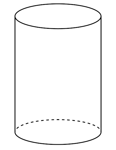 Representação de um cilindro.