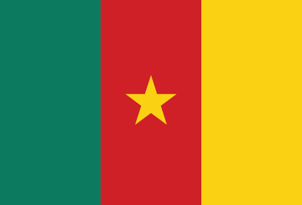 Bandeira de Camarões.