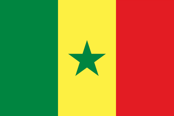 Bandeira do Senegal.