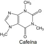 Estrutura química da cafeína