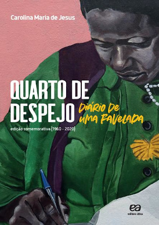 Capa do livro “Quarto de despejo: diário de uma favelada”, de Carolina Maria de Jesus, publicado pela editora Ática.