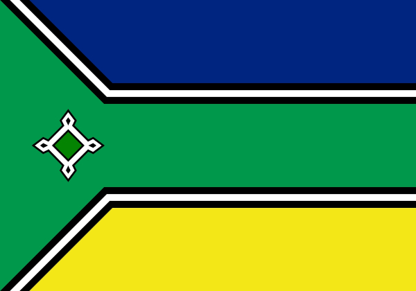 Bandeira do Amapá, estado do Norte.