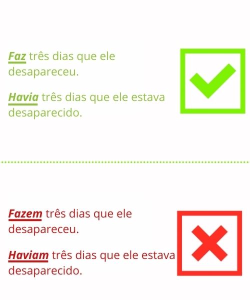 Erros mais comuns de português.