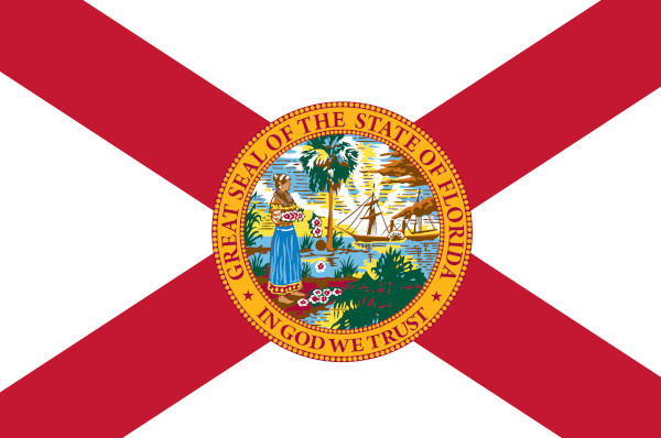 Bandeira do Estado da Flórida.