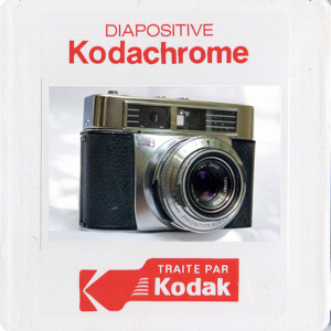 Câmera Kodachrome, da Kodak.