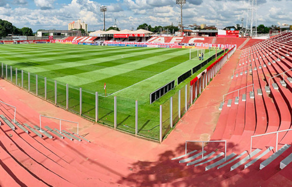 Estádio Onésio Brasileiro Alvarenga (OBA). (Créditos: Divulgação — Vila Nova)[2]