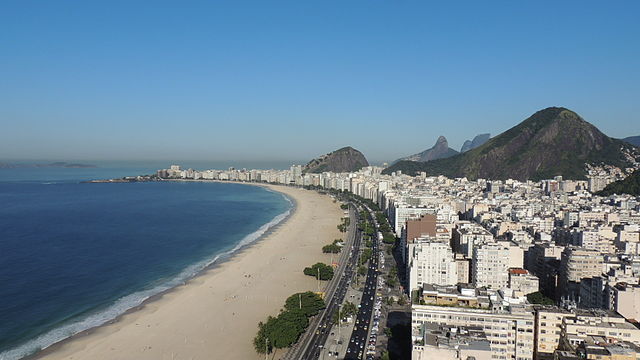 Praia de Copacabana.