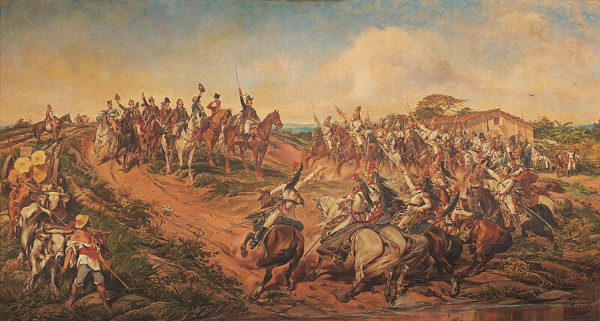 “Independência ou Morte”, quadro que retrata a independência do Brasil, parte importante da história do Brasil.