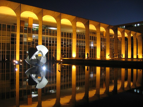 Palácio Itamaraty, sede da diplomacia brasileira.