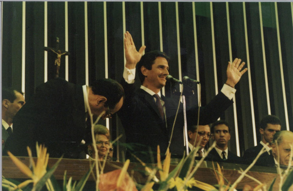 Fernando Collor de Mello, ex-presidente do Brasil que estabeleceu o Plano Collor.