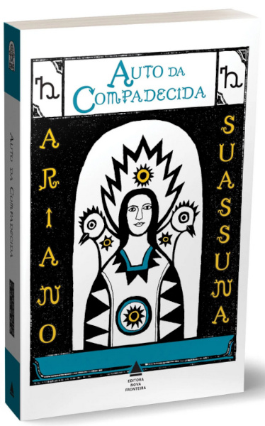 Capa do livro “Auto da Compadecida”, de Ariano Suassuna, publicado pela editora Nova Fronteira.