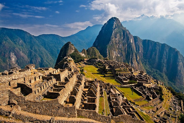 Machu Picchu, localizado no Peru, uma das 7 maravilhas do mundo moderno.