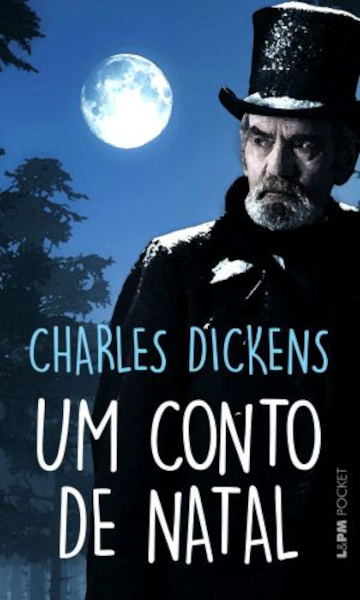 Capa do livro “Um conto de Natal”, de Charles Dickens, publicado pela editora L&PM.