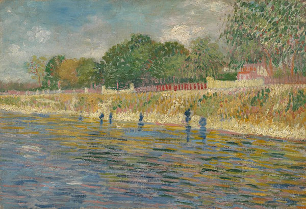 Pintura de 1887 de Van Gogh que retrata o Rio Sena.