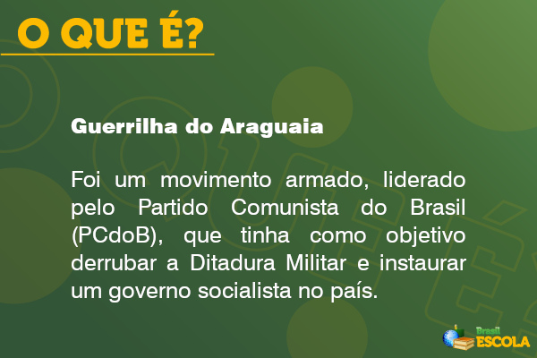 Resumo sobre o que foi a Guerrilha do Araguaia.