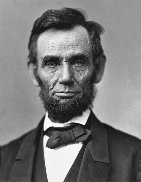 Abraham Lincoln, primeiro presidente dos republicanos.