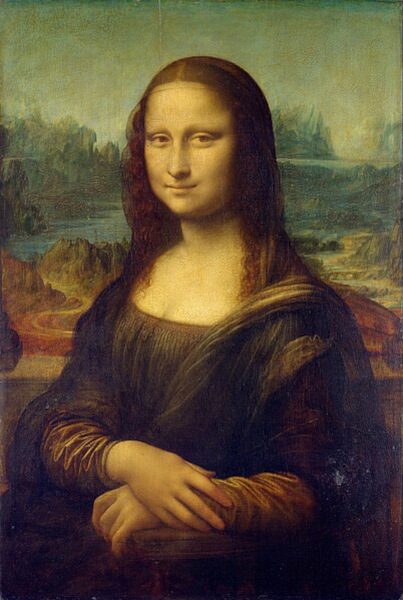 “Mona Lisa”, de Leonardo da Vinci, a obra de arte mais famosa do mundo.