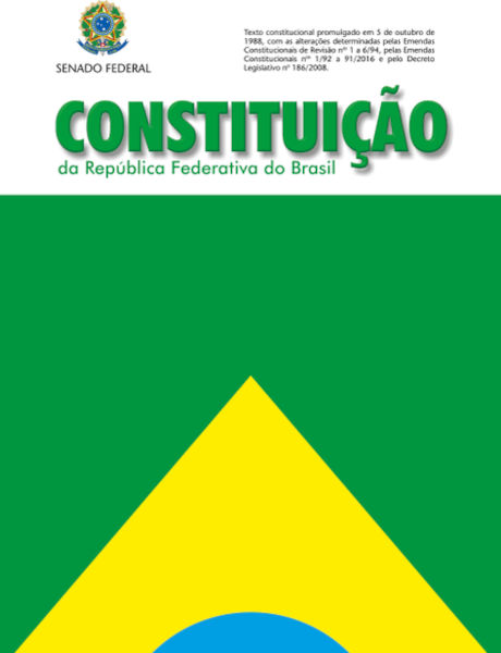 A Constituição de 1988, promulgada na Assembleia Constituinte de 1987, é a Carta Magna do Brasil atual.