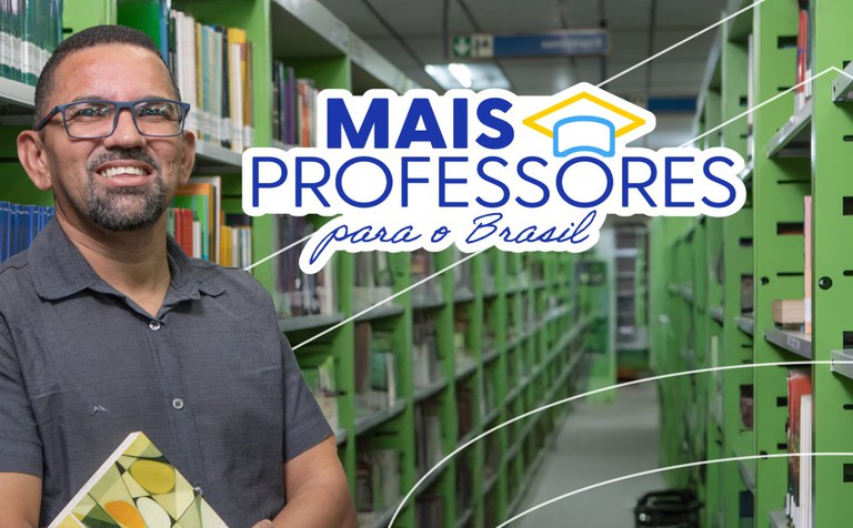 Banner de divulgação do programa Mais Professores 