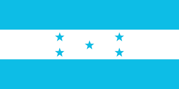Bandeira de Honduras. Bandeira de Honduras.