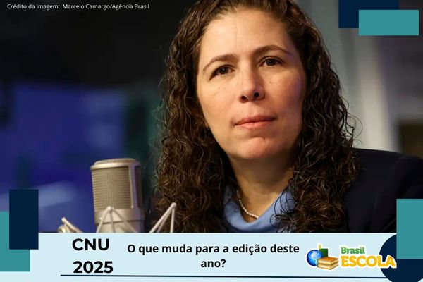Foto da Ministra Esther Dweck. Texto na imagem:CNU 2025 - O que muda para a edição deste ano?