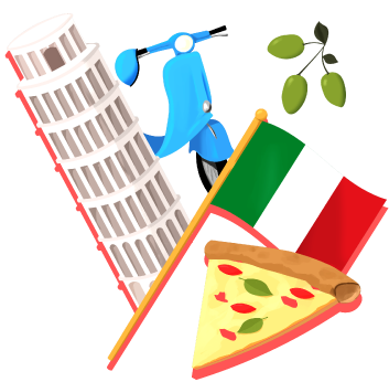 Imagem auxiliar do conteúdo Língua italiana