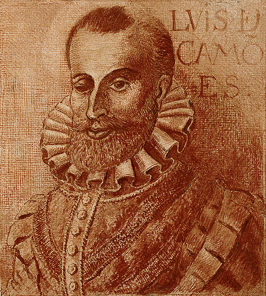 Luís Vaz de Camões, um dos maiores nomes da literatura escrita em língua portuguesa.