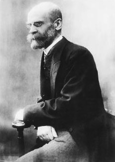 Émile Durkheim, responsável pela institucionalização da sociologia como ciência.