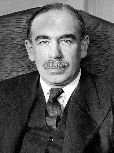 John Maynard Keynes, economista cuja teoria foi importante para a fundamentação do Estado Democrático de Direito.
