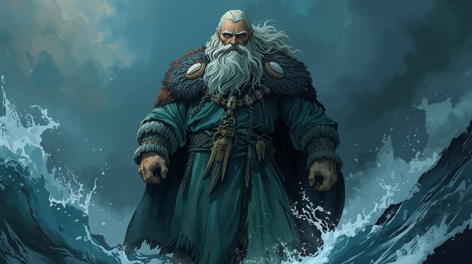 Deus nórdico Aegir.