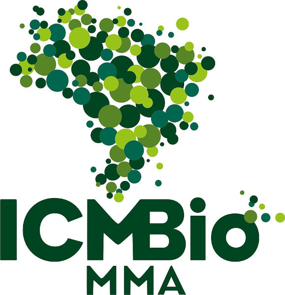 Logo do ICMBio (Instituto Chico Mendes de Conservação da Biodiversidade).