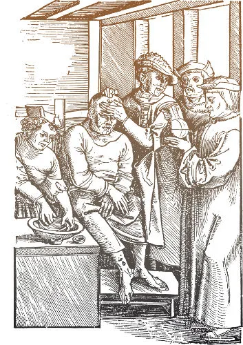 Ilustração representativa da peste negra, um dos principais acontecimentos da Baixa Idade Média.