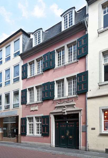 Casa de Ludwig van Beethoven, que hoje é o Beethoven-Haus.