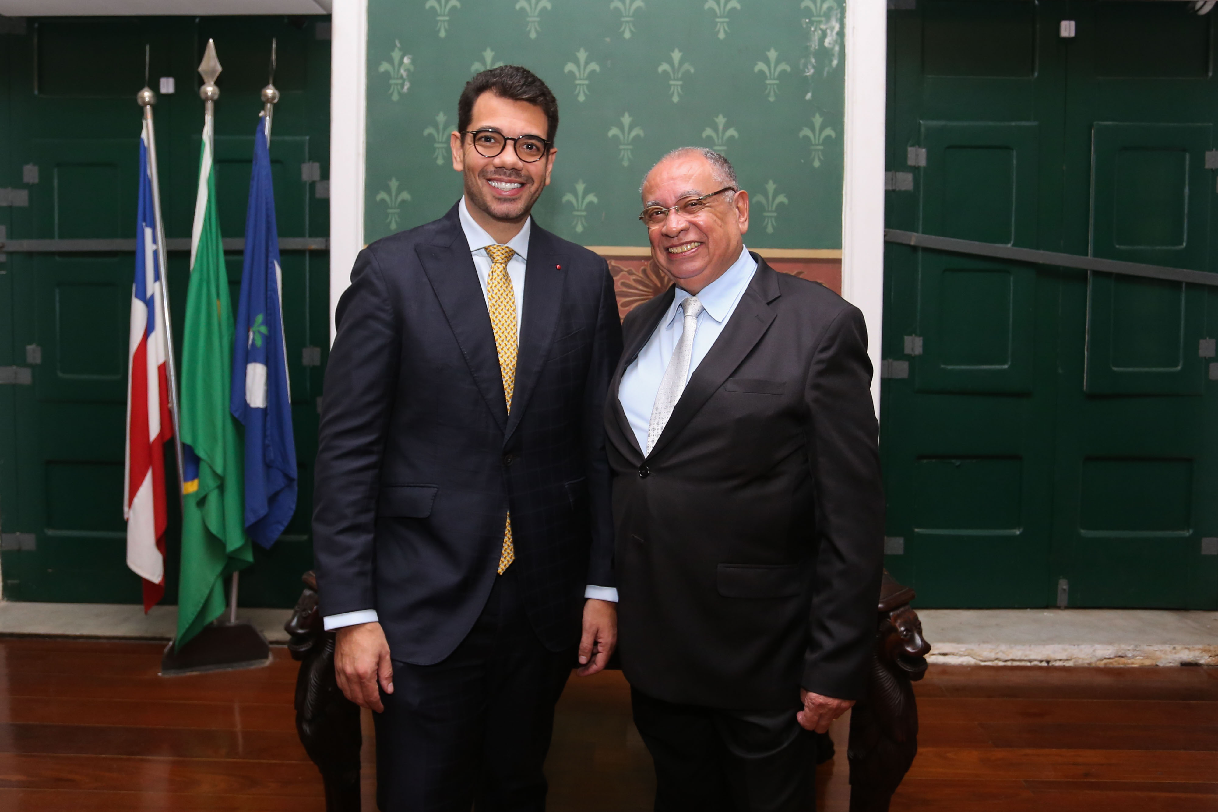 S&eacute;rgio Rodrigues com seu filho Sergio Rodrigo