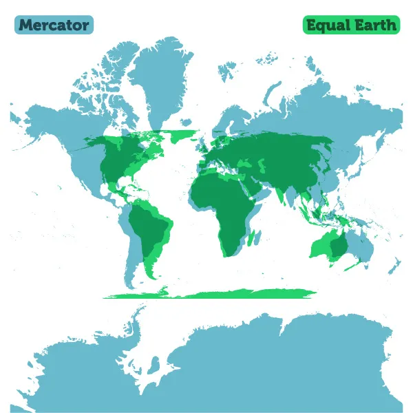 O que mudou no novo mapa-múndi