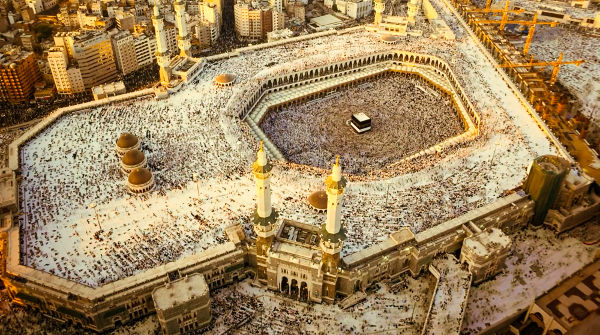 Meca, local onde seguidores do islamismo fazem peregrinação.