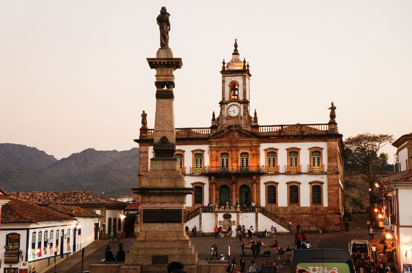 Vila Rica, atual Ouro Preto, local em que seria iniciada a Inconfidência Mineira de acordo com os planos dos conspiradores. [1]
