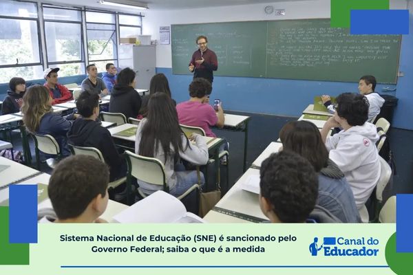 Professor em sala de aula