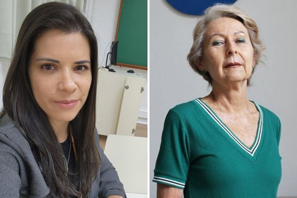 Professoras Denise e Margarete entrevistadas na matéria de dicas para tirar nota mil na redação do Enem 2024.