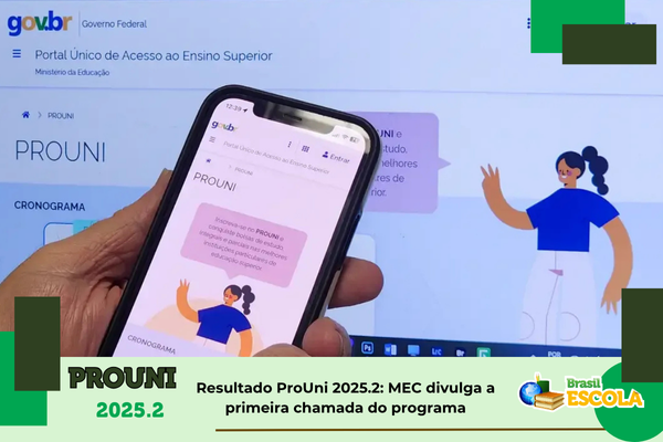 Tela de celular computador na página do Acesso Único do MEC, título da notícia