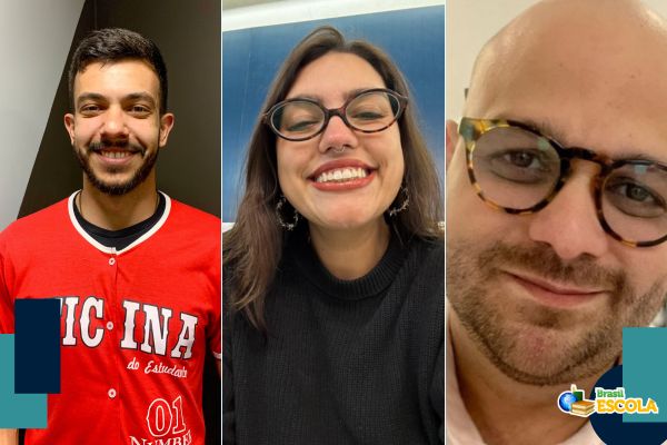 Professores que listaram os possíveis temas para a redação do Enem 2025