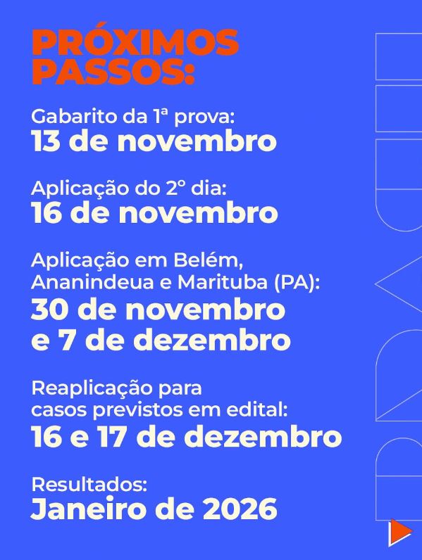 Post do Inep e do MEC sobre o Enem 2025 