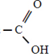 Grupo carboxila – grupo funcional dos ácidos carboxílicos