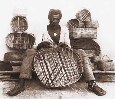 Vendedor ambulante no Rio de Janeiro, por Marc Ferrez (1843-1923)