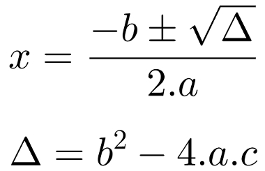 Equação do 2º grau soma e produto
