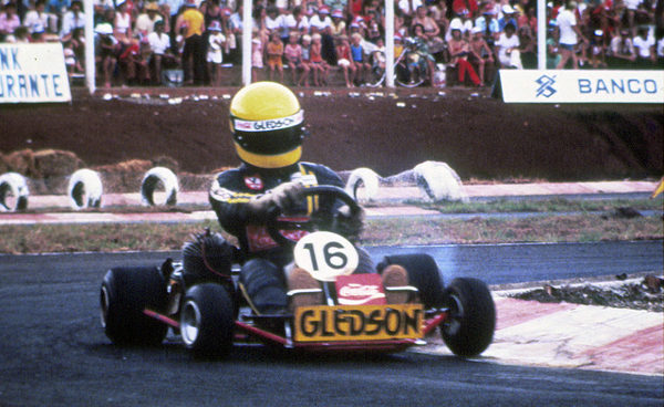 Ayrton Senna no kart